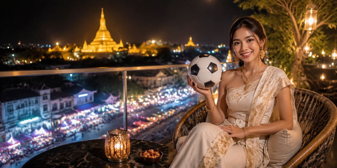 ရန်ကုန်မြို့ ရွှေတောင်ကြီးနားတွင် ဘောလုံးဘိတ်မျှဝေခြင်း